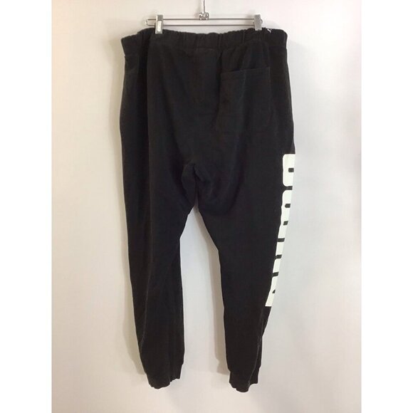Puma Black Jogger Women's Tapered Leg Size XL Logo with Pockets 🤍 - Picture 2 of 2